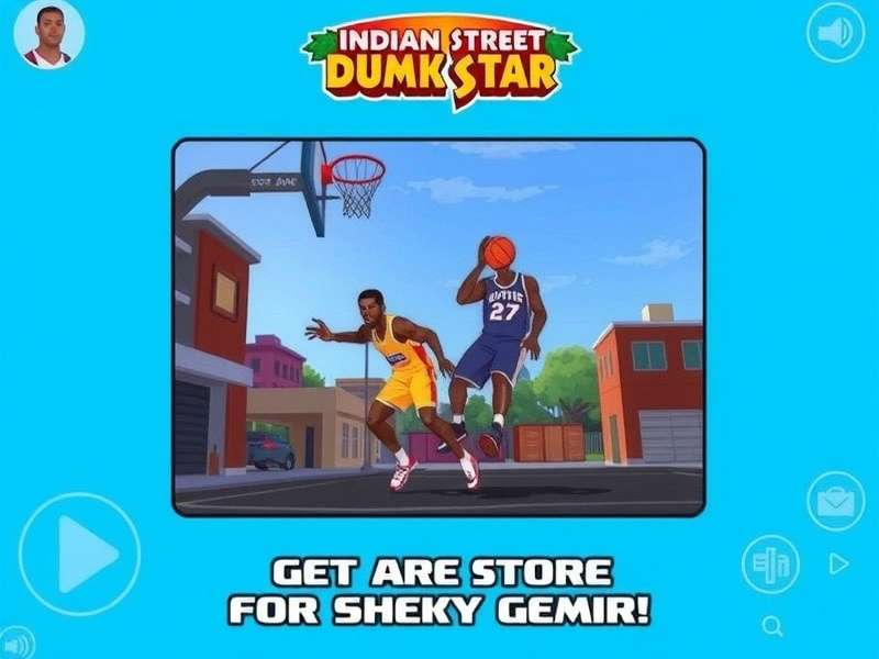 Indian Street Dunk Star Gameplay Screenshot